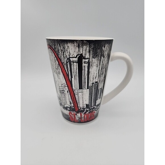 St Louis Gateway Arch Tall Large Coffee Mug St Louis Missouri - Picture 1 of 12